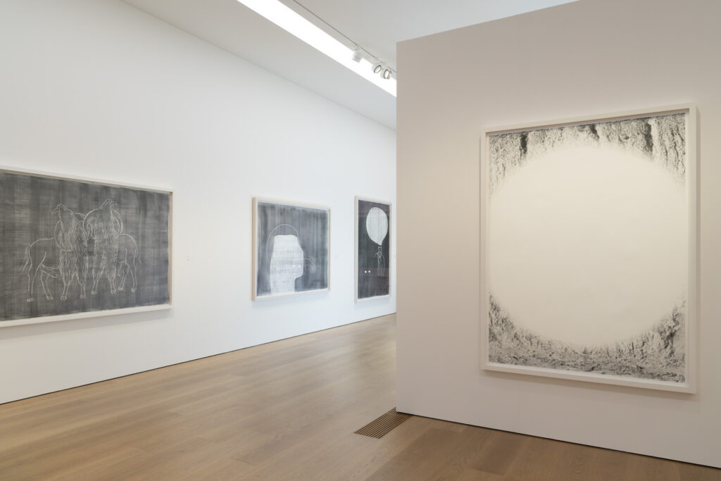 Vue de l’exposition Alain Huck. Respirer une fois sur deux Musée cantonal des Beaux-Arts de Lausanne, 2025 - Photo: MCBA, Étienne Malapert