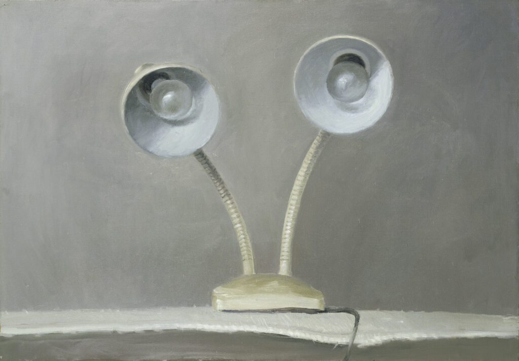 Vija Celmins Lamp #1, 1964 Lampe #1 Öl auf Leinwand, 62,2 x 88,9 cm Vija Celmins, Courtesy Matthew Marks Gallery © Vija Celmins, Courtesy Matthew Marks Gallery Foto: Aaron Wax