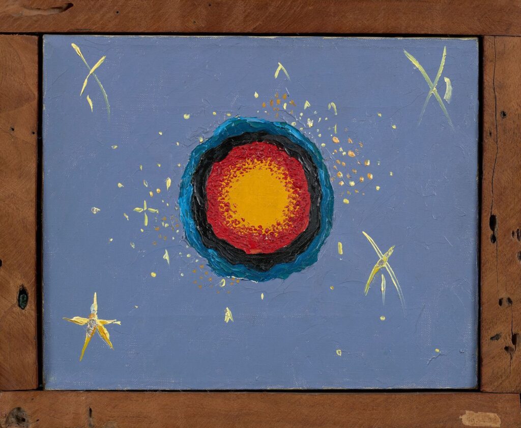 Forrest Bess (1911-1977), Sans titre (No. 30), Huile sur toile - © The artist, Private collection, courtesy Fondation Opale - Photo: Fondation Opale