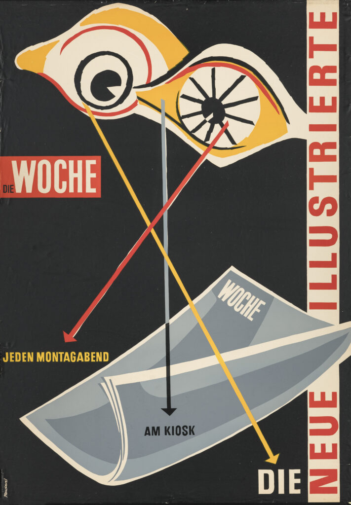 Jacques Plancherel: Plakat «Die Woche», 1951. Foto: Museum für Gestaltung Zürich, Plakatsammlung, ZHdK
