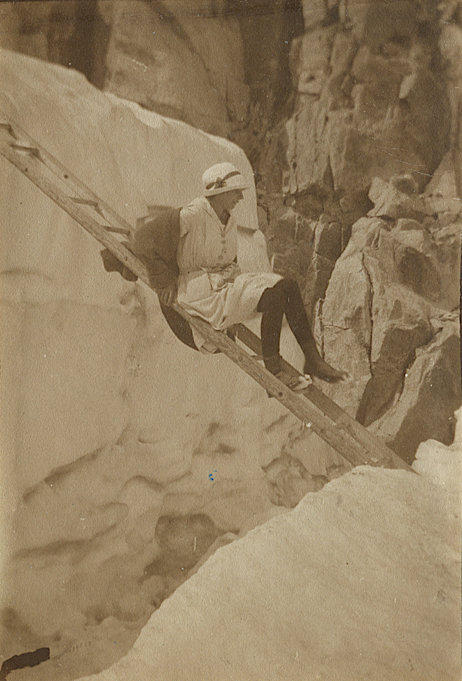 [Prénom inconnu] Baud, Glacier d’Orny, photographie de l’album de William Demole Photos n° 1, p. 1, 03.08.1921, © Musée suisse de l’appareil photographique, Vevey.