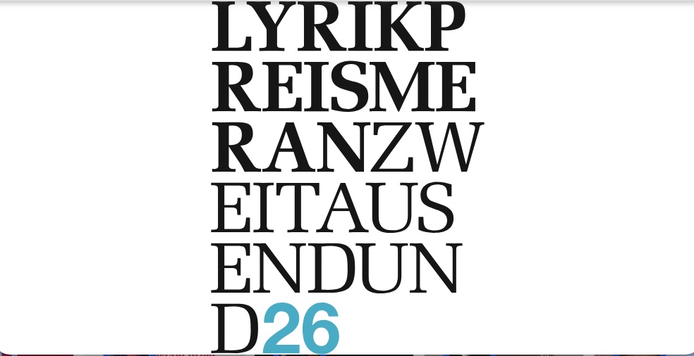 Lyrikpreis Meran kl