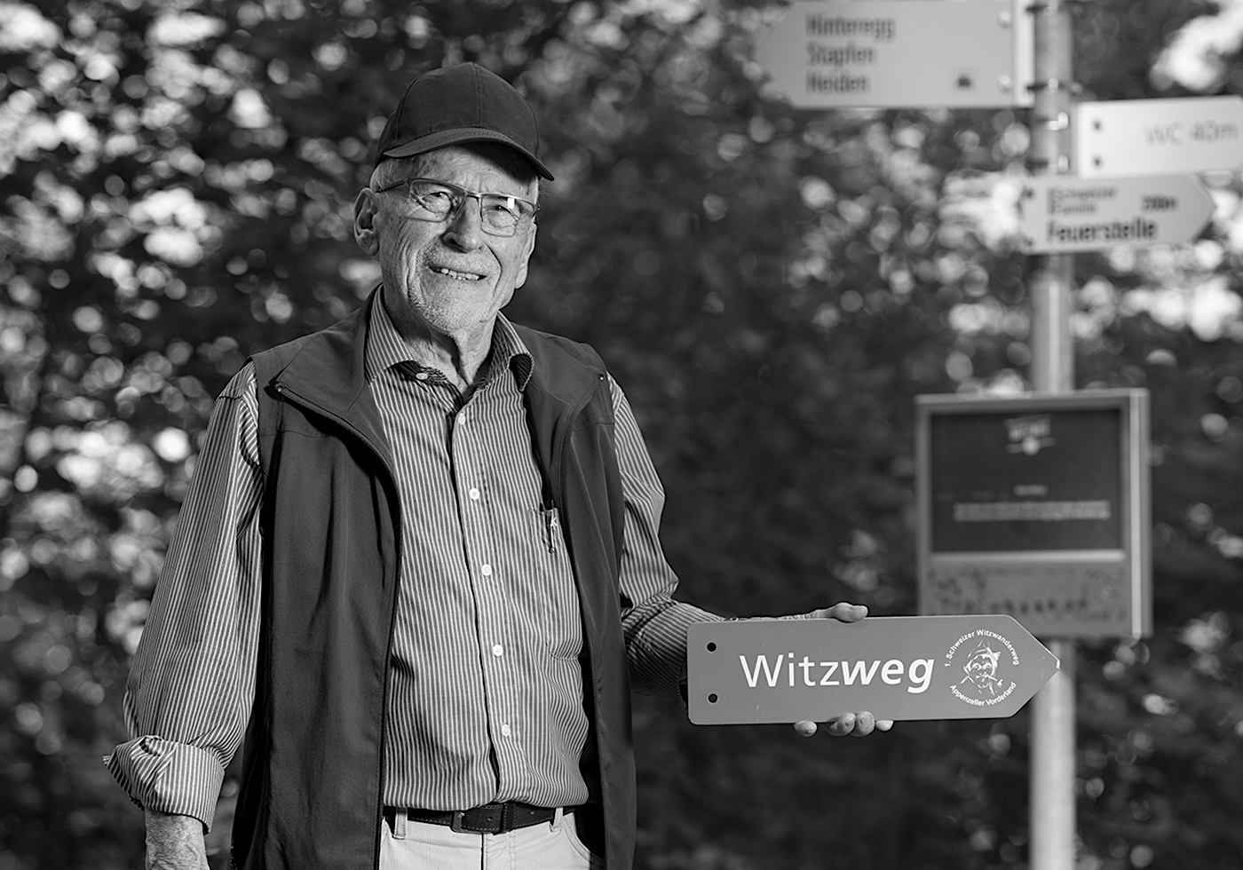 Peter Eggenberger, 2024 - Foto: © Andreas Butz, https://www.verlagshaus-schwellbrunn.ch/shop/druss-ond-drii.html