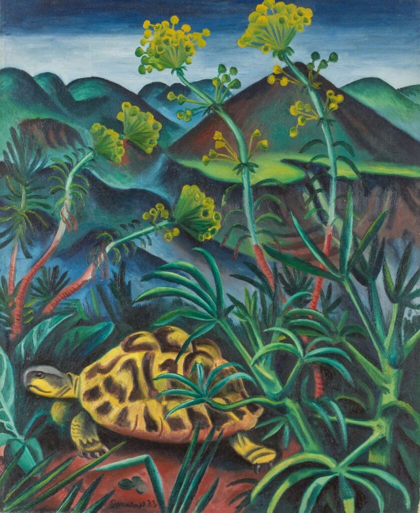 Immagine: Richard Seewald, Schildkröte mit Kerbel, 1923.  Museo d'arte della Svizzera italiana, Lugano. Collezione Cantone Ticino. Donazione Fondazione Richard e Uli Seewald