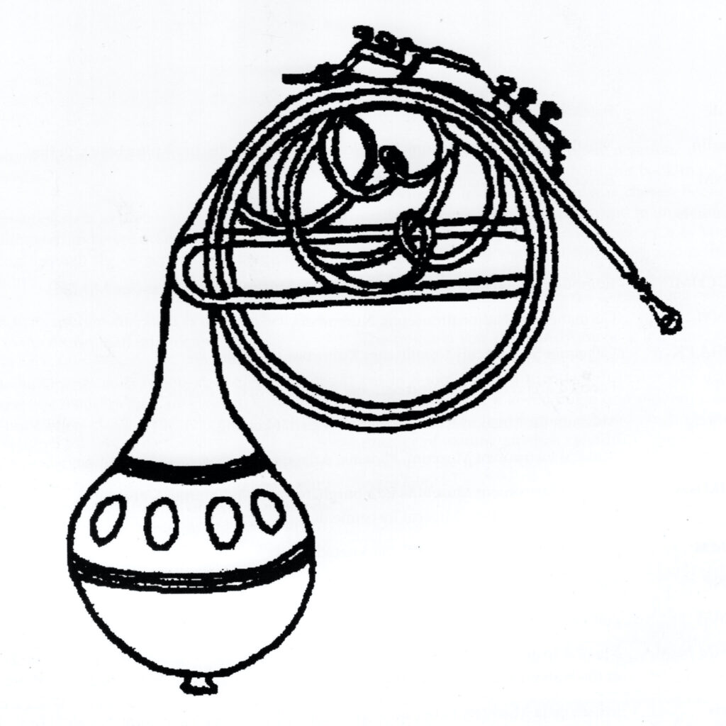 Amor-Schall, Idee von Ferdinand Kölbel ca. 1766, kein solches Instrument ist erhalten.