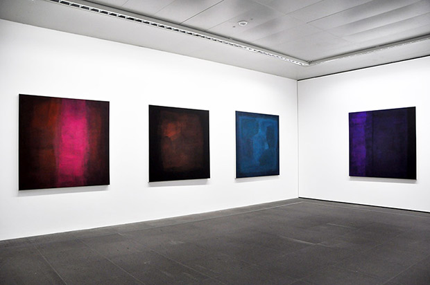 Xerxes Ach, Cosmic Light, 2013 Eitempera auf Baumwolle, 150 x 150 cm. - http://blog.kunstmuseumbern.ch/ein-gespraech-mit-xerxes-ach/