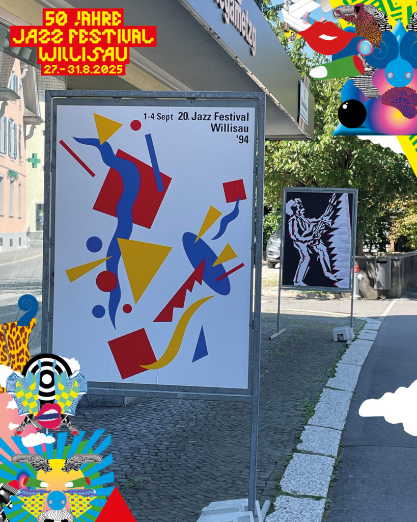 Plakate 50 Jahre Jazz Festival Willisau - Fotos: © https://www.jazzfestivalwillisau.ch/presse/aktuell/