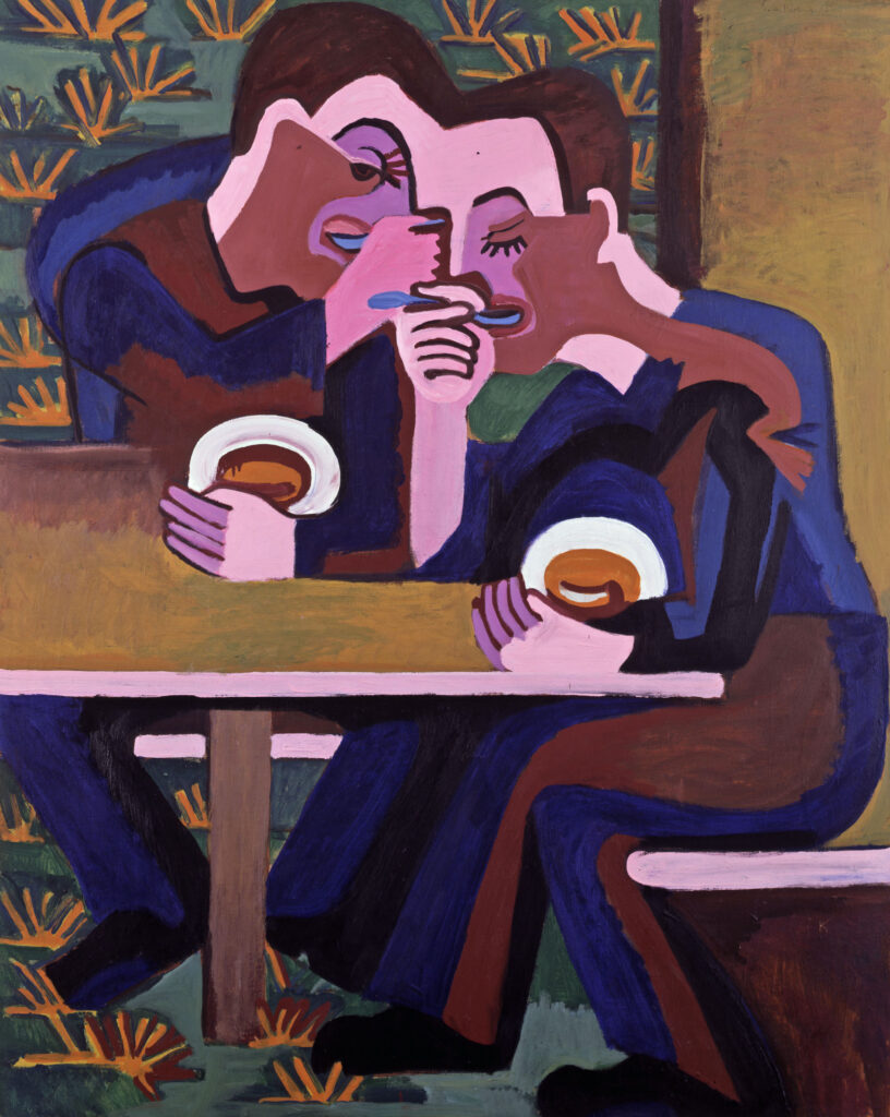 Bild: Ernst Ludwig Kirchner, Esser, 1930, Öl auf Leinwand, 150 x 121 cm - © Galerie Henze & Ketterer, Wichtrach / Bern
