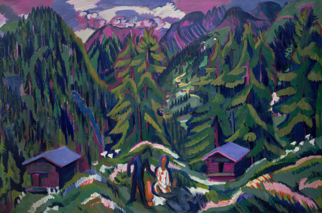 Bild: Ernst Ludwig Kirchner, Berglandschaft von Clavadel, 1925-26/27, Öl auf Leinwand, 135 × 200,3 cm, Museum of Fine Arts, Boston, Tompkins Collection – Arthur Gordon Tompkins Fund - Photograph © 2025 Museum of Fine Arts, Boston