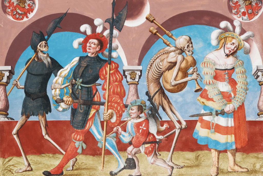 Bild: Kopie des Totentanzes von Niklaus Manuel (um 1520) von Albrecht Kauw, 1649 - Foto: BHM, Christine Moor