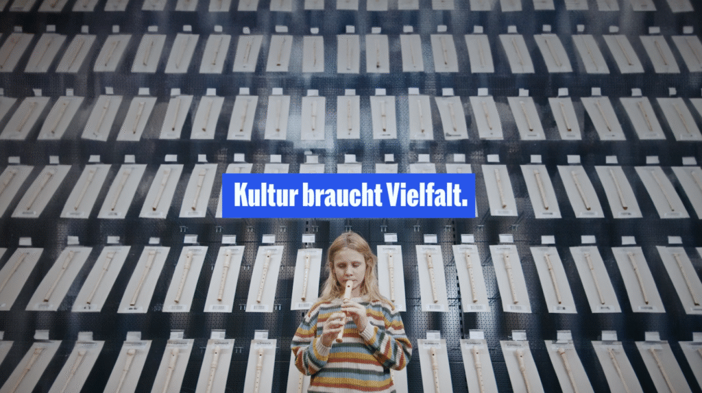 Aus Video «Musikvielfalt-Initiative» vom © zweihund GmbH, Bronze 2025 Corporate Communication - Informationsfilme, https://www.edinet.ch/gewinner/