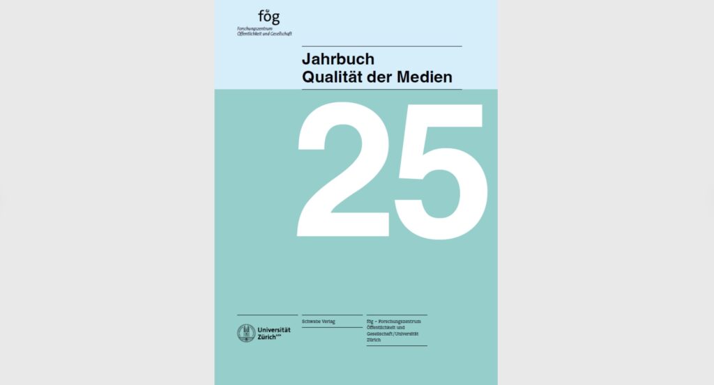 JAHRBUCH «QUALITÄT DER MEDIEN» 2025