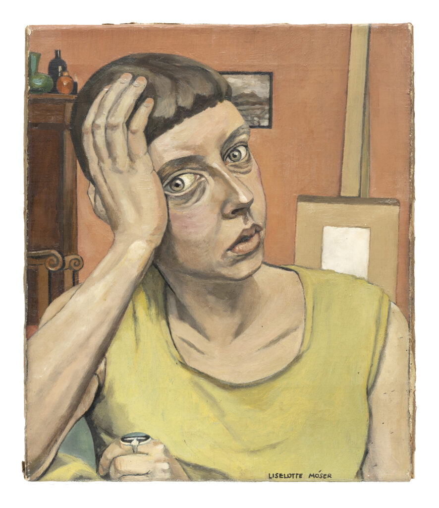 Liselotte Moser Selbstporträt, 1930 Nidwaldner Museum Stans, Dauerleihgabe der Gemeinde Stans Foto: Christian Hartmann