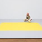 Wolfgang Laib, Blütenstaub von Haselnuss, 2020–2023Ausstellungsansicht / Installation view Kunsthaus Zürich, 2025© Wolfgang Laib, Photo: Franca Candrian, Kunsthaus Zürich