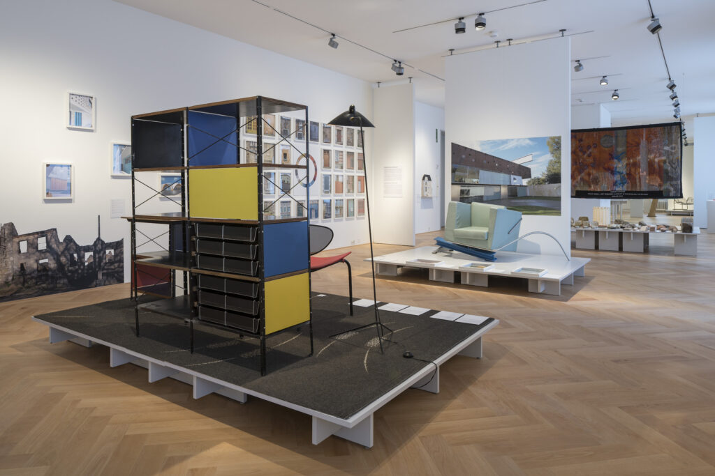 Ausstellungsansicht «Farben der Architektur», Gewerbemuseum Winterthur 2025/26 - Foto: © Michael Lio