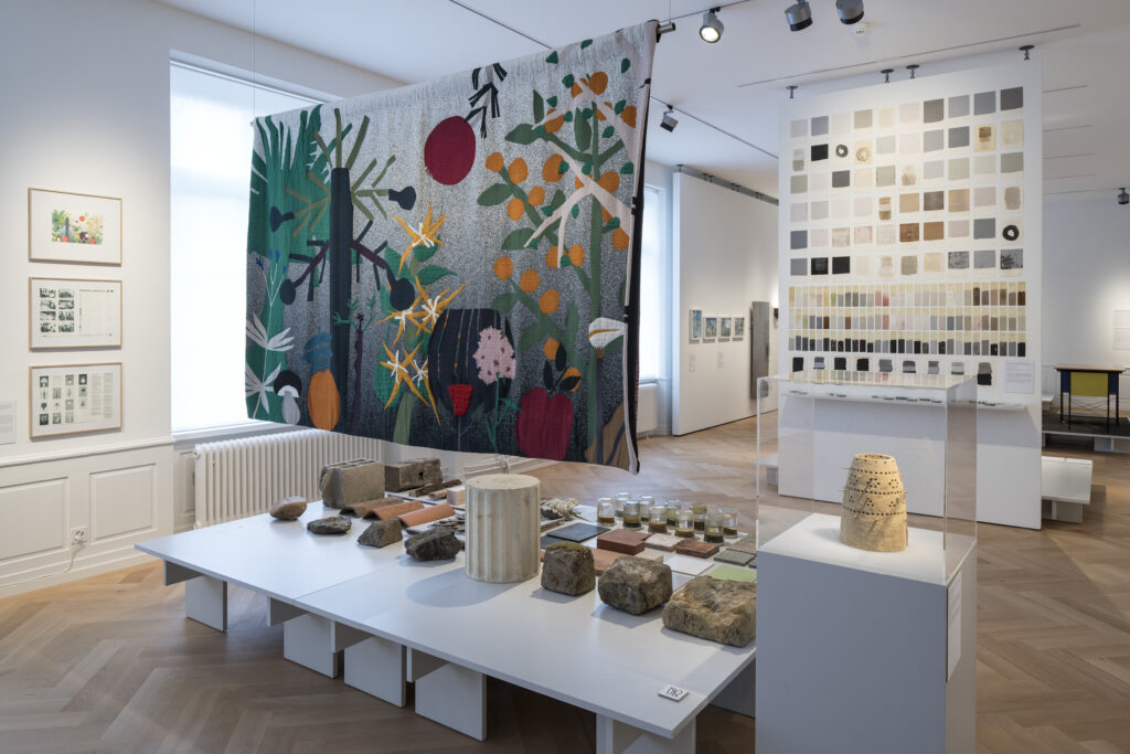 Ausstellungsansicht «Farben der Architektur», Gewerbemuseum Winterthur 2025/26 - Foto: © Michael Lio