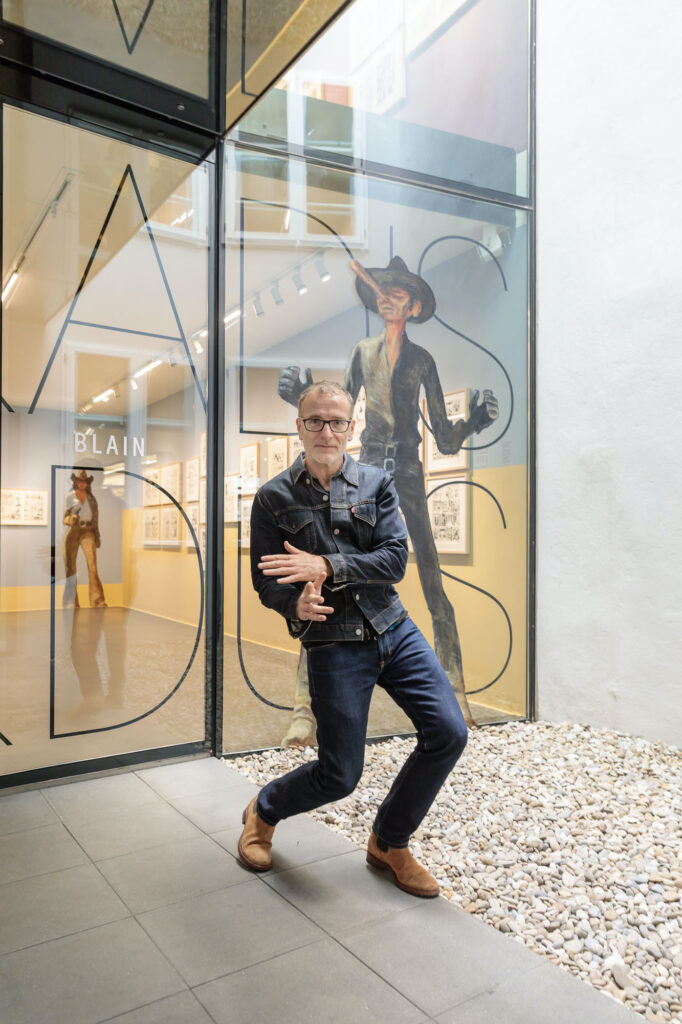 Bild: Christophe Blain - Foto: © Cartoonmuseum Basel, https://cartoonmuseum.ch/ausstellungen