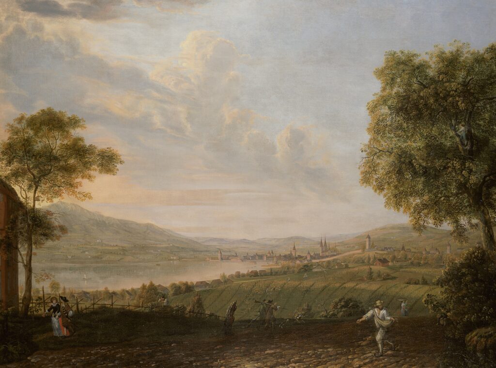 Conrad Meyer Blick auf Zürich von Hirslanden aus im Herbst, um 1650 Privatbesitz Foto: SIK-ISEA, Zürich (Martin Stollenwerk)