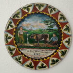 © Daniela Ortiz, from the Bauernmalerei series, 2025. Acrylic on tin