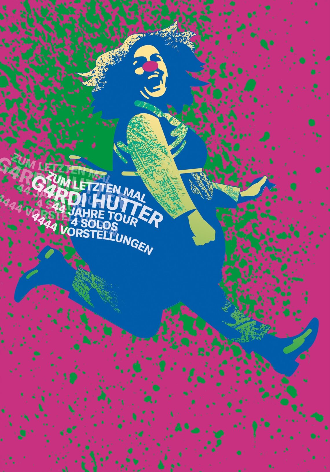 Bild: G4RDI HUTTER, 44 Jahre Tour – Wundervolles Plakat von Stephan Bundi, 2024