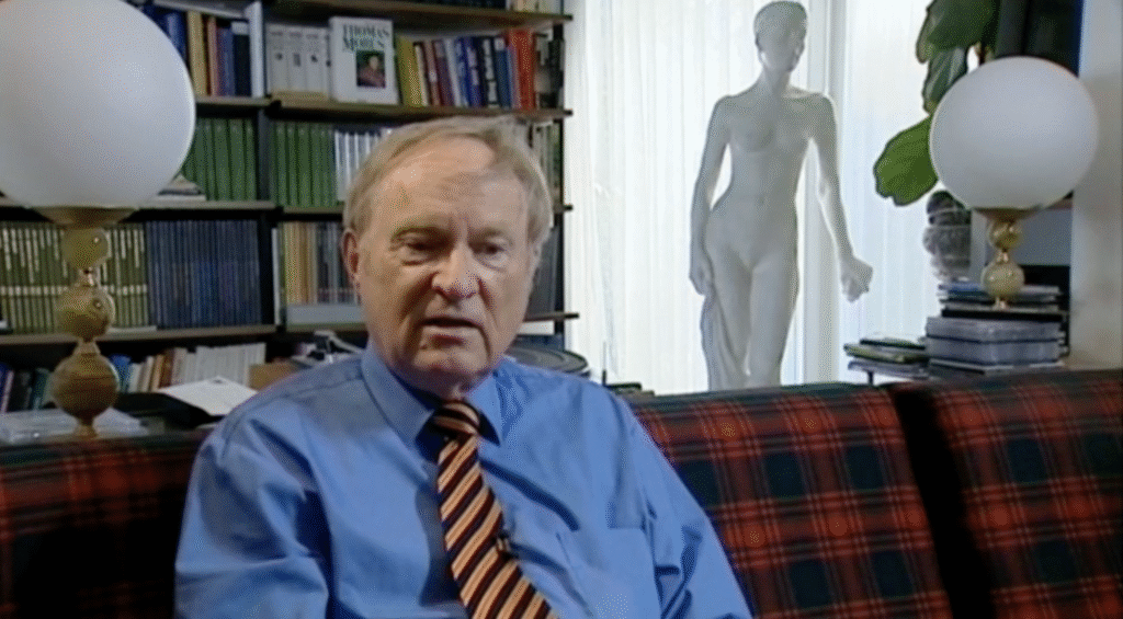Ludwig A. Minelli, 2008 - Foto: © SRF, https://www.srf.ch/play/tv/dok/video/dok-interview-l-a-minelli-23-10-2008?urn=urn:srf:video:048b4eca-0d00-4902-a643-d613dcec1a1e