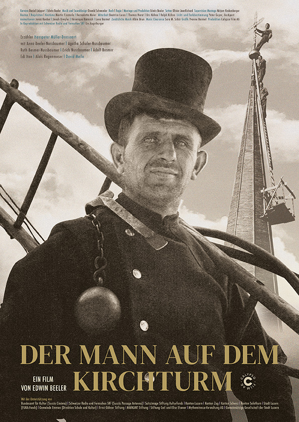 Plakat © Edwin Beeler, «Der Mann auf dem Kirchturm»
