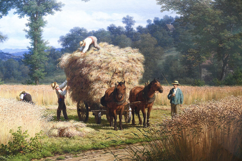 Raccolta del grano di Robert Zünd