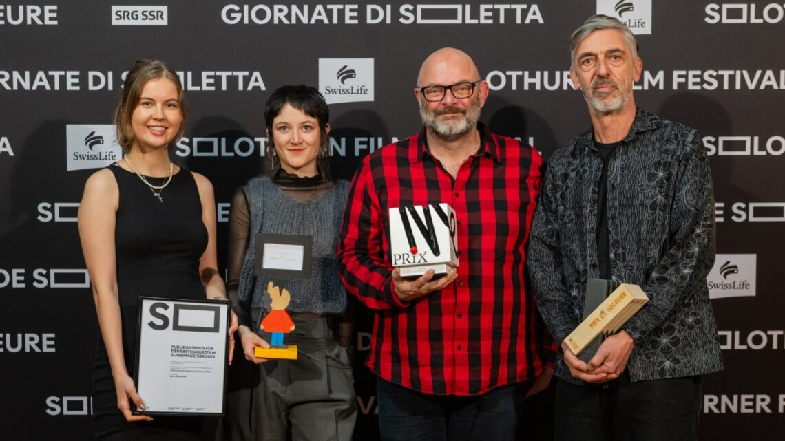 GewinnerInnen Solothurner Filmtage 2026 Lara Anina Hofer, Luisa Zürcher, Erik Bernasconi, Nicolas Wadimoff
