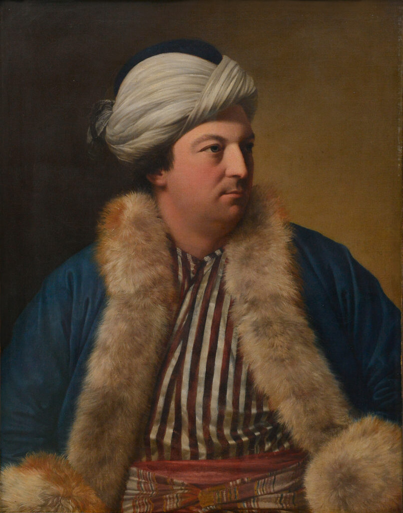 Jean-Etienne Liotard Simon Luttrell, futur Earl of Carhampton, 1753–1754 Öl auf Leinwand 83 × 63 cm Kunstmuseum Bern, Leihgabe Kunstsammlung der Stadt Bern Foto: Kunstmuseum Bern