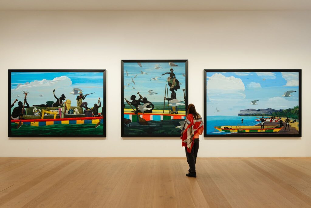 Kerry James Marshall. The HistoriesAusstellungsansichten Kunsthaus Zürich, 2026© Kerry James Marshall, Foto: Franca Candrian, Kunsthaus Zürich