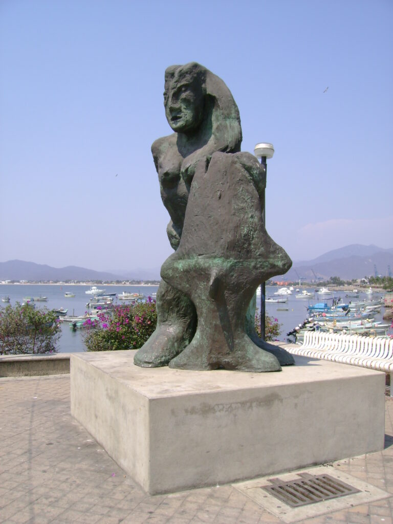 Roger von Gunten, La Pescadora - Foto: Yaomautzin Ohtokani Olvera Lara, 2008 - Lizenz: https://creativecommons.org/licenses/by-sa/4.0/deed.en - Datei: https://commons.wikimedia.org/wiki/File:La_Pescadora_-_Roger_von_Gunten.JPG