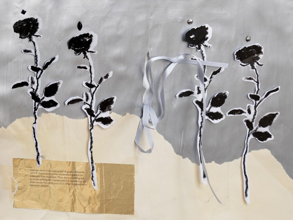 Sitara Abuzar Ghaznawi 34, 2025 Mischtechnik auf Papier / Mixed Media on paper 35,9 x 47,8 cm