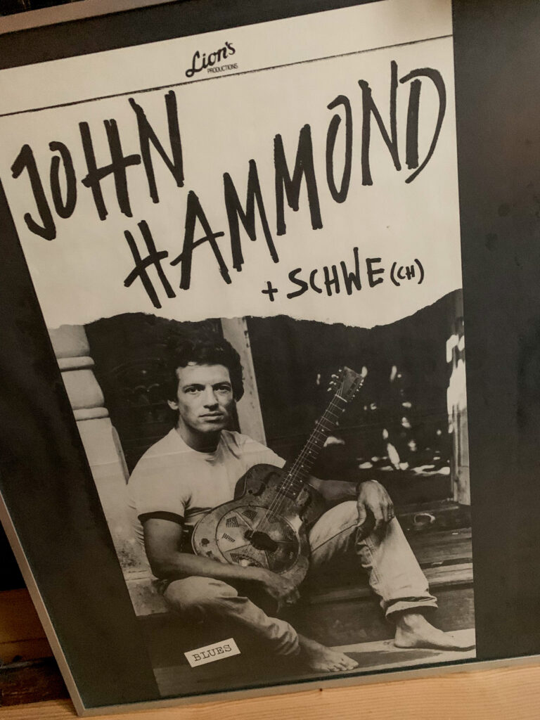 Plakat Schweizer Tournee 1982 John Hammond Hansjürg Schwe Schweizer Foto: © Schwe