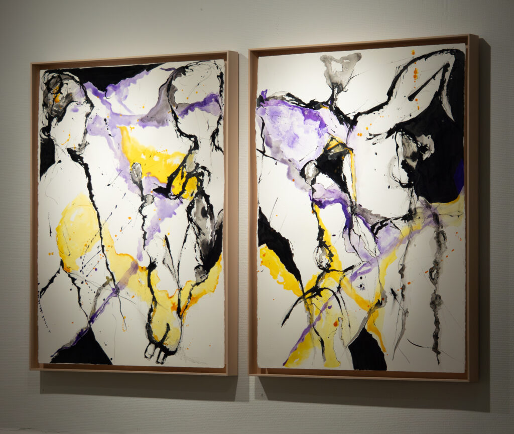 Katia Bornoz, Réminiscences 11 & 12, 2025 © Musée Artistes Femmes(1)