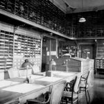 Blick in den Lesesaal des Schweizerischen Bundesarchivs, 1925 - Foto: © BAR