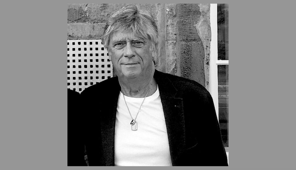 Mike Vernon, 2017 - Foto: CNRS - Lizenz: https://creativecommons.org/licenses/by-sa/4.0/deed.en - Datei: https://commons.wikimedia.org/wiki/File:Cnrsblue_(cropped).jpg
