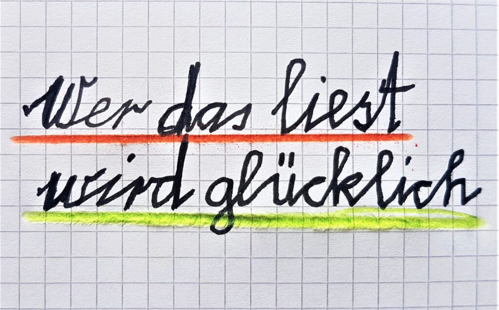 «Wer das liest wird glücklich» (© Timmermahn, 2019)