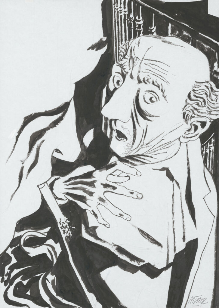 © José Muñoz, «L'Étranger», von Albert Camus, 2012 Futuropolis Gallimard, Paris, 2012