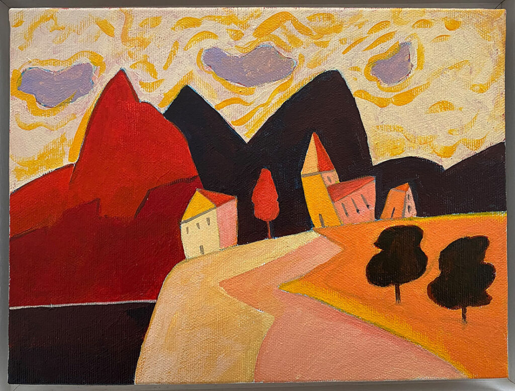© Pfuschi 2022 Murnau : Acryl