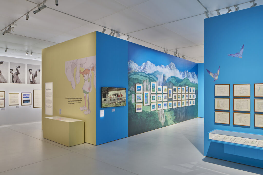 Vues d’exposition mudac, Isao Takahata, Vue expositions, 2026 © mudac, Guillaume Python