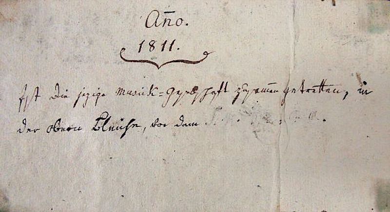 Ano 1811 - Foto: © Klingendes Museum Bern