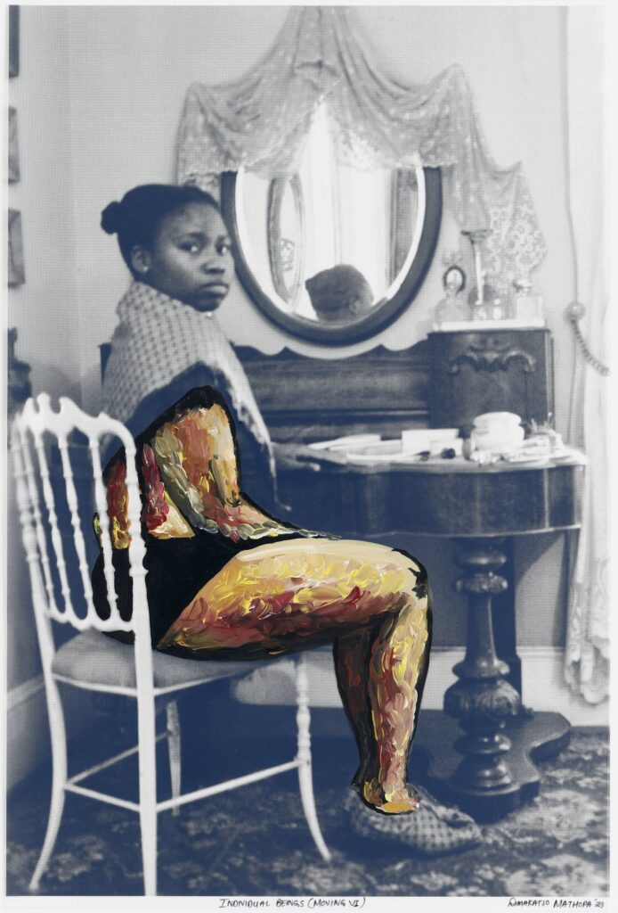 Dimakatso Mathopa, Individual Beings (Moving VI), 2023–24 © Dimakatso Mathopa, courtesy the artist; Museum Rietberg
