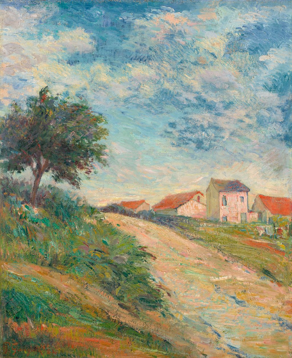 Paul Gauguin, La Route montante, 1884, Öl auf Leinwand, 46 x 38 cm, Sammlung Emil Bührle, Dauerleihgabe im Kunsthaus Zürich