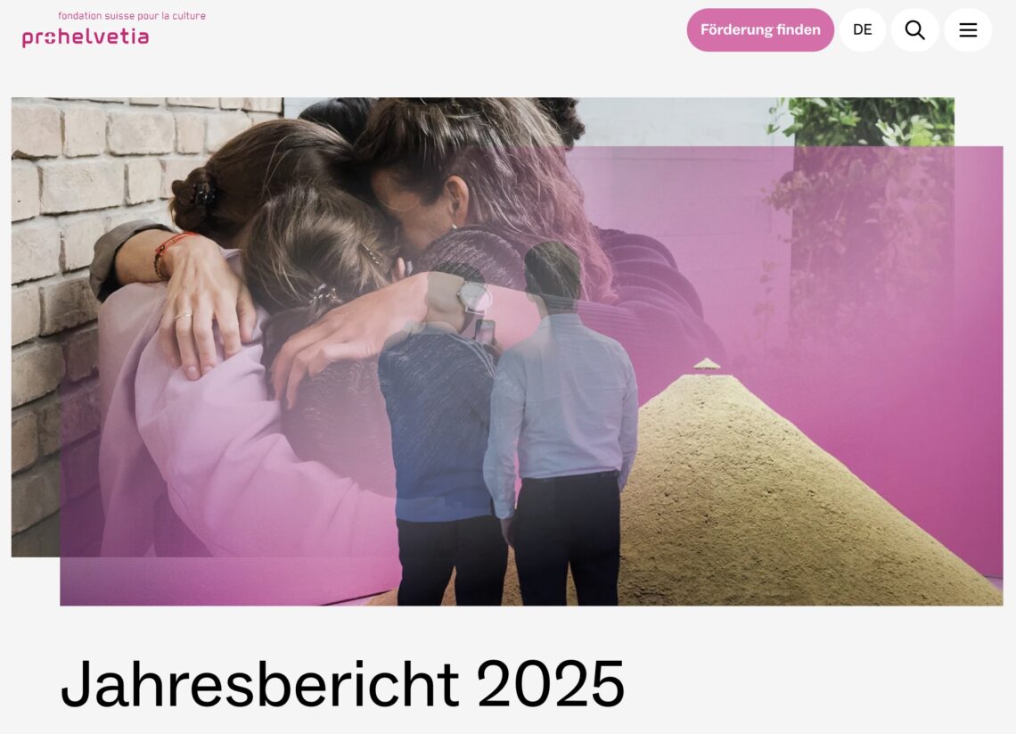 Jahresbericht 2025 © Pro Helvetia