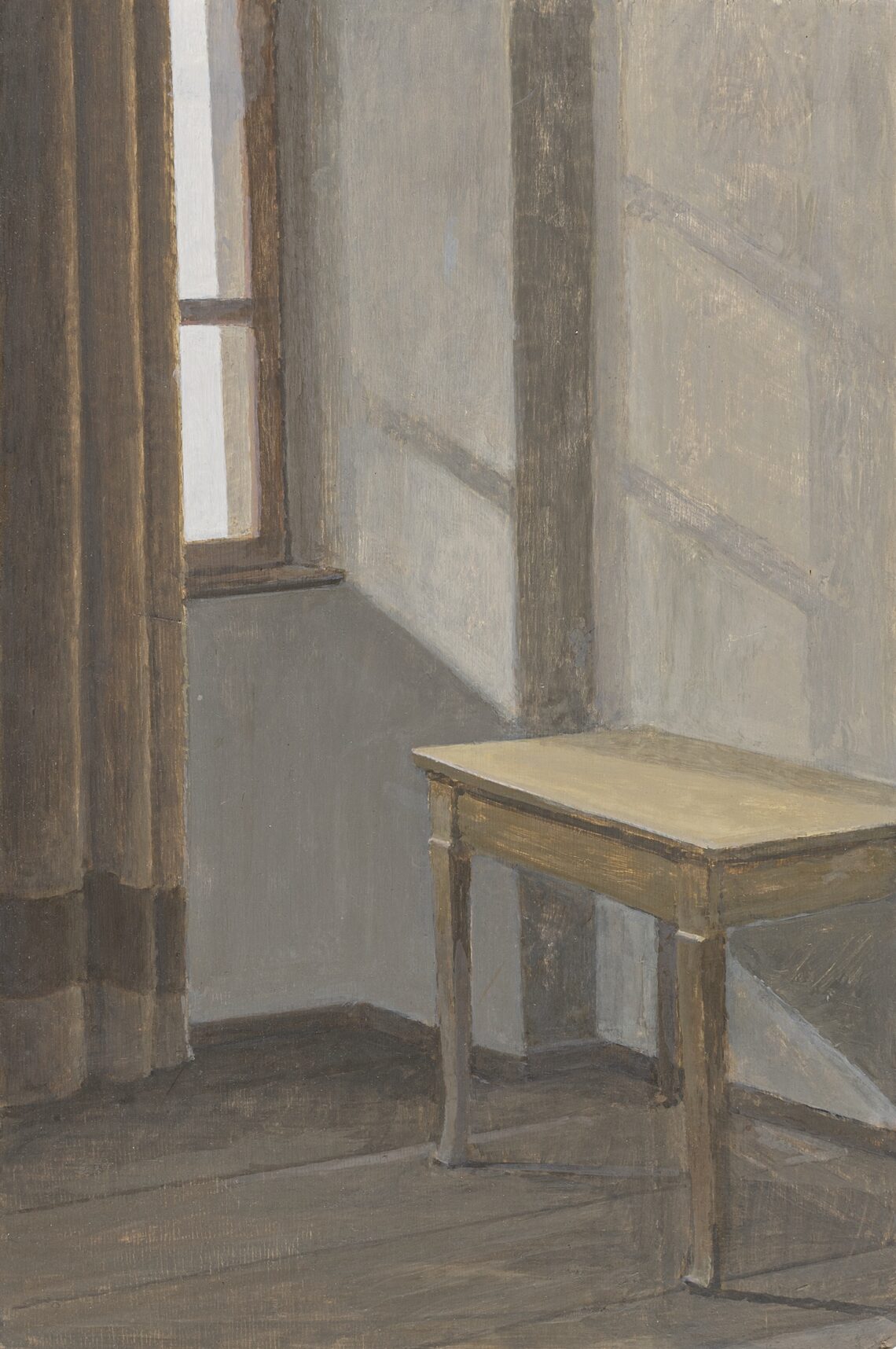 Heiner Kielholz (*1942) San Rocco, 2024 Öl auf Sperrholz, 42.0 x 28.0 cm