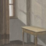 Heiner Kielholz (*1942) San Rocco, 2024 Öl auf Sperrholz, 42.0 x 28.0 cm