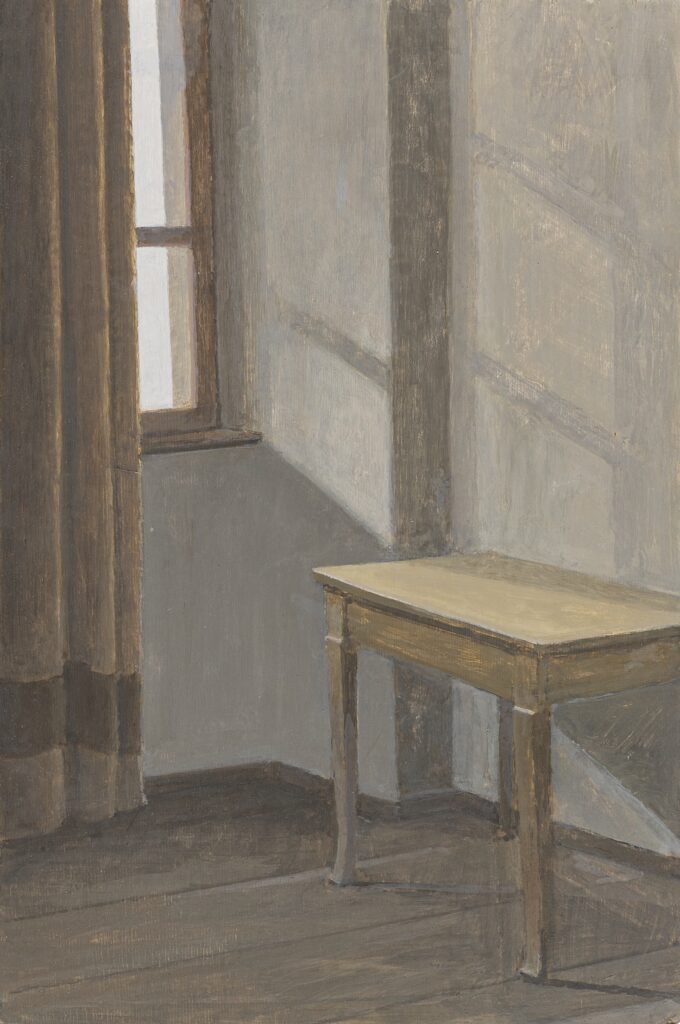 Heiner Kielholz (*1942) San Rocco, 2024 Öl auf Sperrholz, 42.0 x 28.0 cm