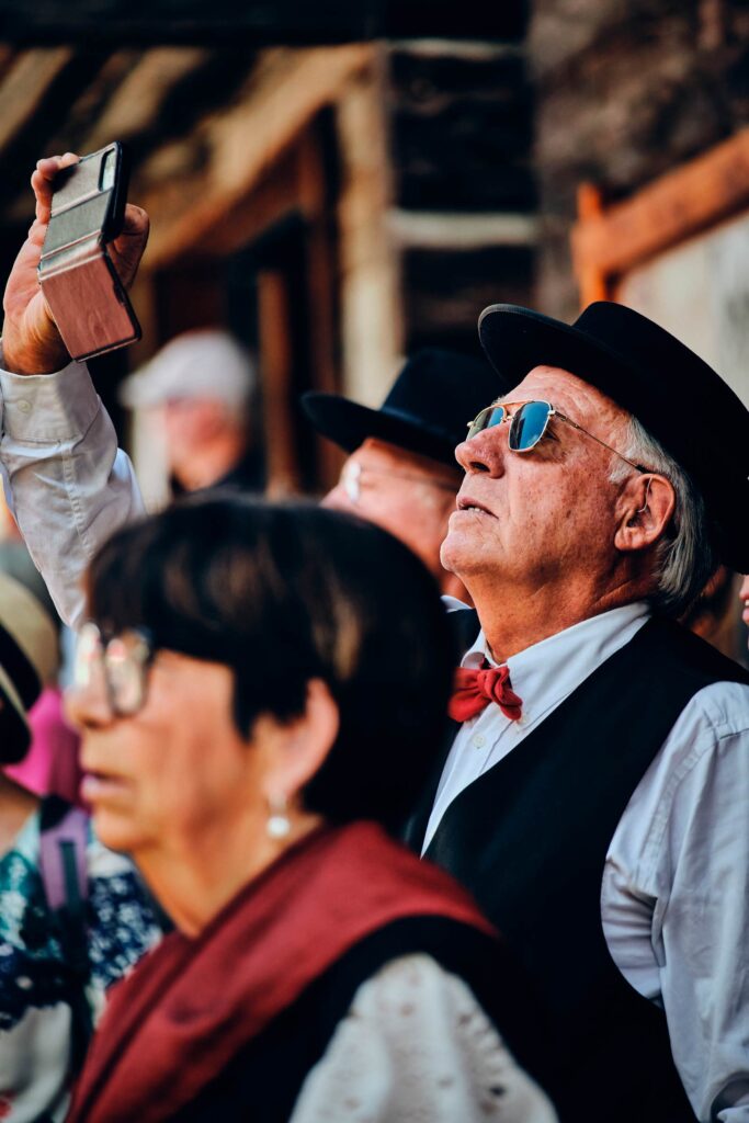 Président de Li Brëjoyoeü (en français « les brisoleurs »), groupe patoisant de Fully, Grand marché des terroirs alpins du Palp Festival © Cyril Perregaux