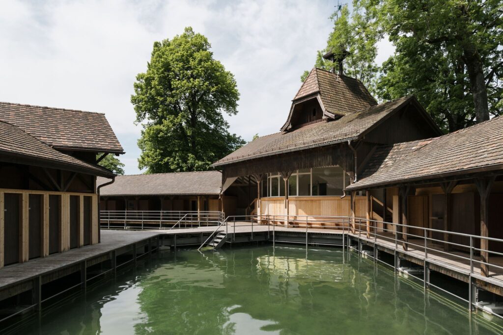 Frauenbad Kreuzweiher St.Gallen (SG) - Foto: © Tanja Schätz, Schweizer Heimatschutz