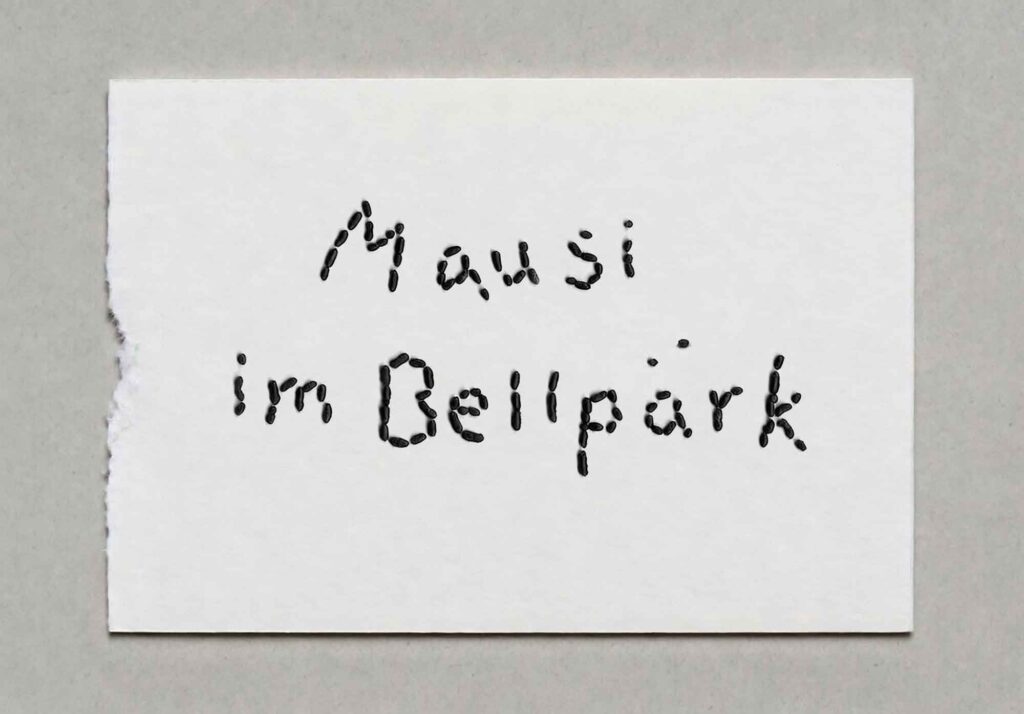Iwk8vdvg.jpeg _ © BENI BISCHOF: «MAUSI IM BELLPARK»